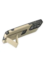 Newface Samsung Galaxy A33 5G Kılıf Mega Standlı Silikon - Gold - Görsel 4