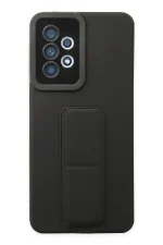 Newface Samsung Galaxy A33 5G Kılıf Mega Standlı Silikon - Siyah