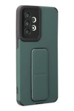 Newface Samsung Galaxy A33 5G Kılıf Mega Standlı Silikon - Yeşil - Görsel 2