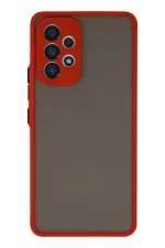 Newface Samsung Galaxy A33 5G Kılıf Montreal Silikon Kapak - Kırmızı