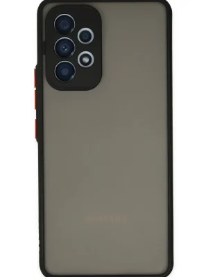 Newface Samsung Galaxy A33 5G Kılıf Montreal Silikon Kapak - Siyah