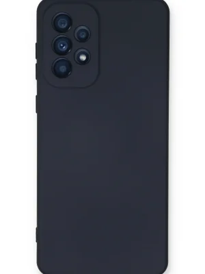 Newface Samsung Galaxy A33 5G Kılıf Nano içi Kadife Silikon - Lacivert