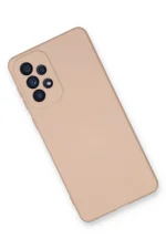 Newface Samsung Galaxy A33 5G Kılıf Nano içi Kadife Silikon - Pudra - Görsel 3