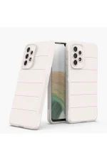 Newface Samsung Galaxy A33 5G Kılıf Optimum Silikon - Krem - Görsel 2