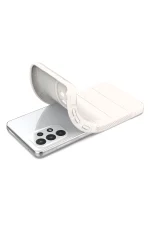 Newface Samsung Galaxy A33 5G Kılıf Optimum Silikon - Krem - Görsel 4