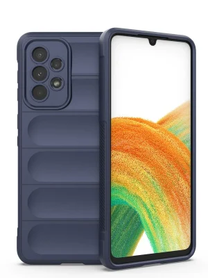 Newface Samsung Galaxy A33 5G Kılıf Optimum Silikon - Lacivert