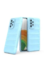 Newface Samsung Galaxy A33 5G Kılıf Optimum Silikon - Sky Blue - Görsel 2