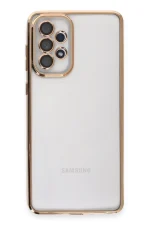 Newface Samsung Galaxy A33 5G Kılıf Razer Lensli Silikon - Gold - Görsel 2