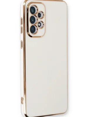 Newface Samsung Galaxy A33 5G Kılıf Volet Silikon - Beyaz