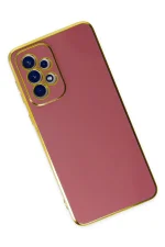 Newface Samsung Galaxy A33 5G Kılıf Volet Silikon - Kırmızı - Görsel 3