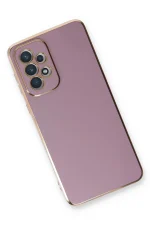 Newface Samsung Galaxy A33 5G Kılıf Volet Silikon - Mor - Görsel 2