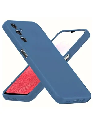 Newface Samsung Galaxy A34 5G Kılıf First Silikon - Mavi