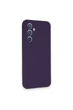 Newface Samsung Galaxy A34 5G Kılıf Nano içi Kadife Silikon - Mor - Görsel 2