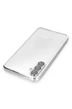 Newface Samsung Galaxy A34 5G Kılıf Razer Lensli Silikon - Gümüş - Görsel 3