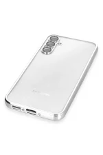 Newface Samsung Galaxy A34 5G Kılıf Razer Lensli Silikon - Gümüş - Görsel 4