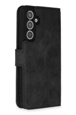 Newface Samsung Galaxy A34 5G Kılıf Trend S Plus Kapaklı Kılıf - Siyah - Görsel 2