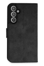 Newface Samsung Galaxy A34 5G Kılıf Trend S Plus Kapaklı Kılıf - Siyah