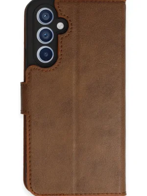 Newface Samsung Galaxy A34 5G Kılıf Trend S Plus Kapaklı Kılıf - Taba