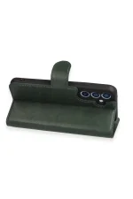 Newface Samsung Galaxy A34 5G Kılıf Trend S Plus Kapaklı Kılıf - Yeşil - Görsel 4