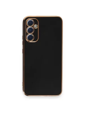 Newface Samsung Galaxy A34 5G Kılıf Volet Silikon - Siyah