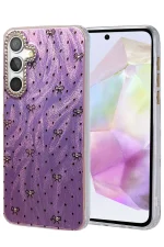 Newface Samsung Galaxy A35 5G Kılıf Blade Aynalı Desenli Kapak - Desen 2