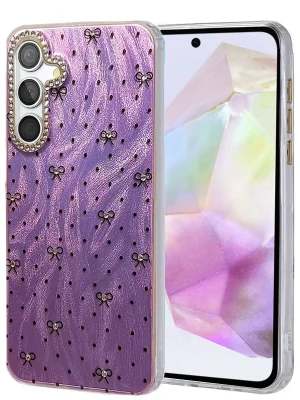 Newface Samsung Galaxy A35 5G Kılıf Blade Aynalı Desenli Kapak - Desen 2