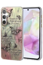 Newface Samsung Galaxy A35 5G Kılıf Blade Aynalı Desenli Kapak - Desen 6