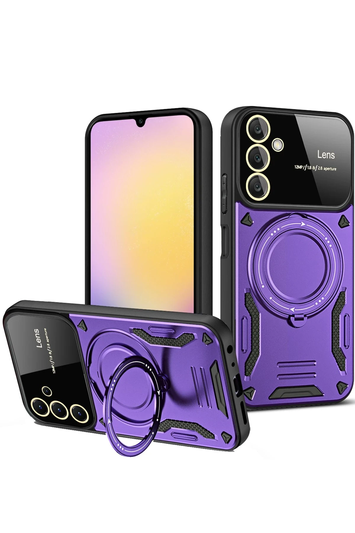 newface-samsung-galaxy-a35-5g-kilif-joy-lens-standli-kapak-mor-default.webp Newface Samsung Galaxy A35 5G Kılıf Joy Lens Standlı Kapak - Mor - Görsel 1