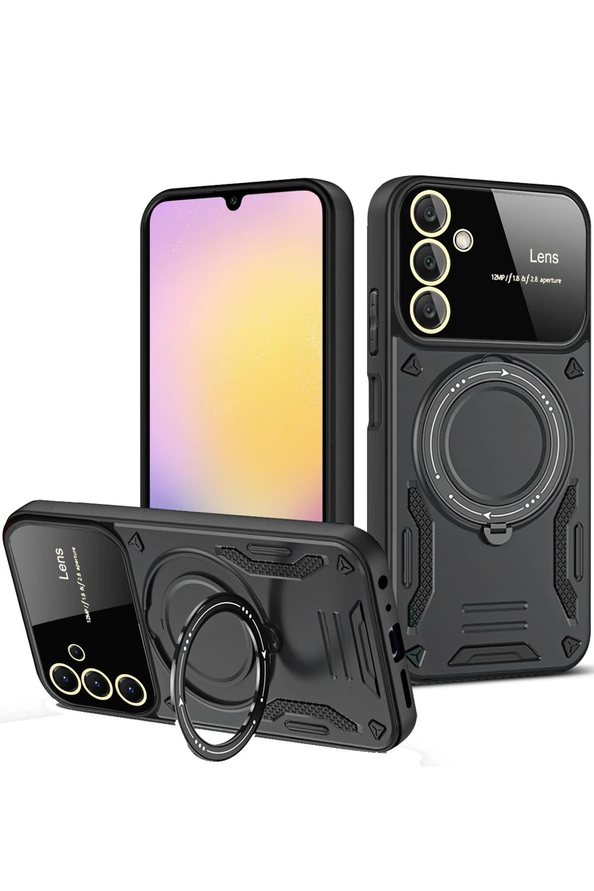 newface-samsung-galaxy-a35-5g-kilif-joy-lens-standli-kapak-siyah-default.webp Newface Samsung Galaxy A35 5G Kılıf Joy Lens Standlı Kapak - Siyah - Görsel 1