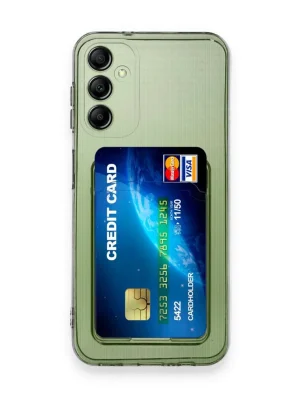 Newface Samsung Galaxy A35 5G Kılıf Kart Şeffaf Silikon - Şeffaf