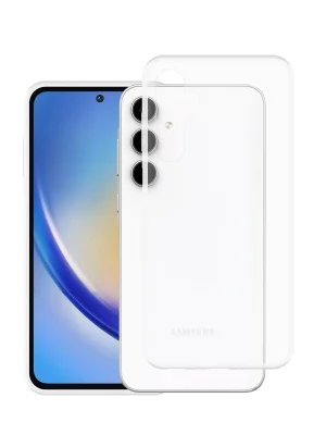 Newface Samsung Galaxy A35 5G Kılıf Lüx Şeffaf Silikon