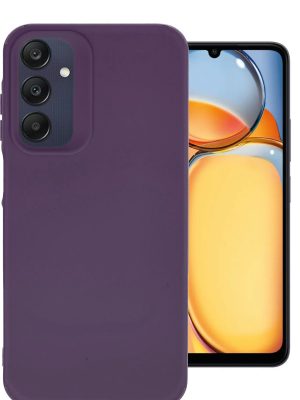 Newface Samsung Galaxy A35 5G Kılıf Petro Silikon - Mürdüm