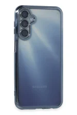 Newface Samsung Galaxy A35 5G Kılıf Razer Lensli Silikon - Lacivert