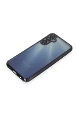 Newface Samsung Galaxy A35 5G Kılıf Razer Lensli Silikon - Mor - Görsel 4