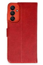 Newface Samsung Galaxy A35 5G Kılıf Trend S Plus Kapaklı Kılıf - Kırmızı