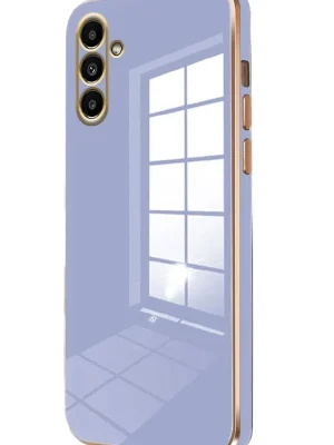 Newface Samsung Galaxy A35 5G Kılıf Volet Silikon - Mavi