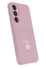 Newface Samsung Galaxy A35 5G Regal Magsafe Standlı Kapak - Açık Pembe - Görsel 2