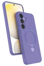 Newface Samsung Galaxy A35 5G Regal Magsafe Standlı Kapak - Lila