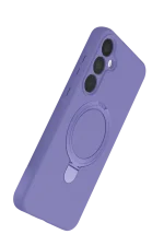 Newface Samsung Galaxy A35 5G Regal Magsafe Standlı Kapak - Lila - Görsel 3