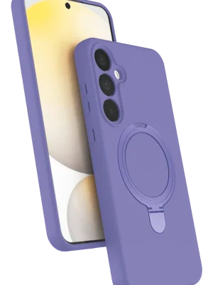 Newface Samsung Galaxy A35 5G Regal Magsafe Standlı Kapak - Lila