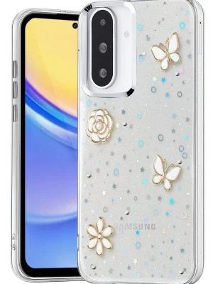 Newface Samsung Galaxy A36 Fiyonk Desenli Kapak - Desen 10