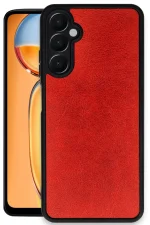 Newface Samsung Galaxy A36 Kılıf Aras Deri Kapak - Kırmızı - Görsel 2