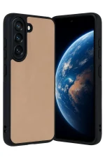 Newface Samsung Galaxy A36 Kılıf Aras Deri Kapak - Pudra