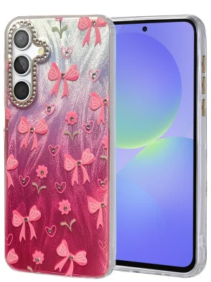 Newface Samsung Galaxy A36 Kılıf Blade Aynalı Desenli Kapak - Desen 3