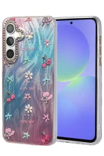 Newface Samsung Galaxy A36 Kılıf Blade Aynalı Desenli Kapak - Desen 4