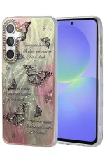 Newface Samsung Galaxy A36 Kılıf Blade Aynalı Desenli Kapak - Desen 6