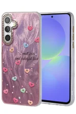 Newface Samsung Galaxy A36 Kılıf Blade Aynalı Desenli Kapak - Desen 8