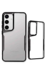 Newface Samsung Galaxy A36 Kılıf Boyi Silikon Kapak - Siyah - Görsel 2