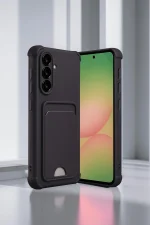 Newface Samsung Galaxy A36 Kılıf Kelvin Kartvizitli Silikon - Açık Yeşil - Görsel 2