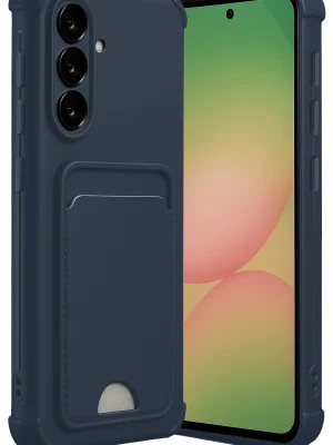 Newface Samsung Galaxy A36 Kılıf Kelvin Kartvizitli Silikon - Lacivert